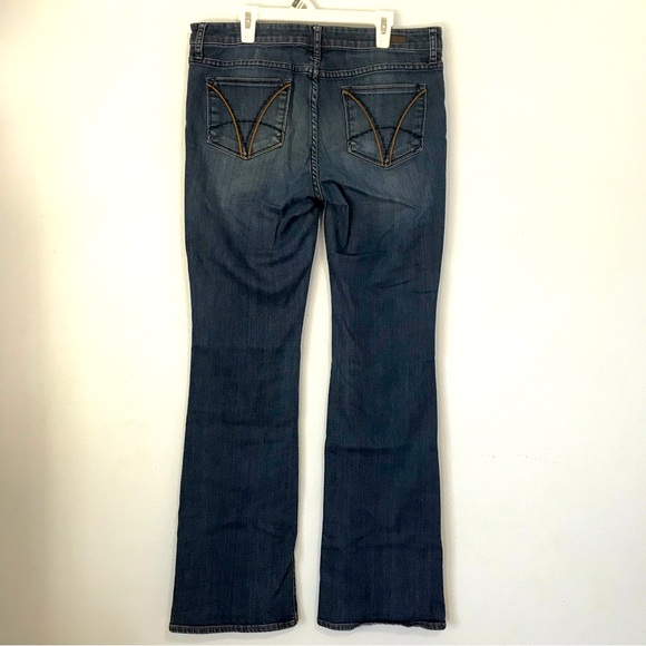 Kut From The Kloth Denim Blue Jeans Womens Size 10 Farrah Baby Bootcut Mid Rise - Picture 2 of 15